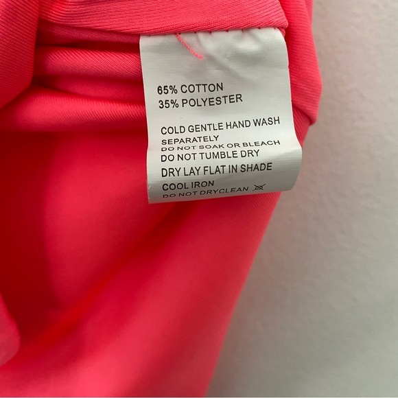 Nwot Oh Polly Cute Summer Neon Pink One Piece Body Suit Womens size 12 - Picture 3 of 5